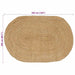 Vloerkleden Naturel 205 x 305 cm Jute
