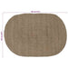 Vloerkleden Grijs 122 x 183 cm Jute