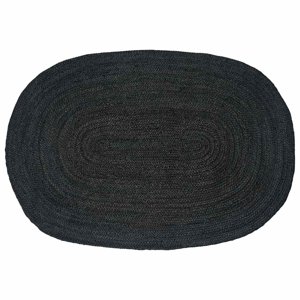 Vloerkleden Donkergrijs 122 x 183 cm Jute