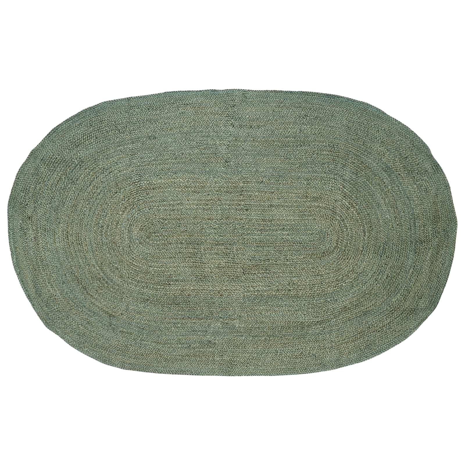 Vloerkleden Olijfgroen 152 x 245 cm Jute
