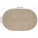 Vloerkleden Wit 205 x 305 cm Jute