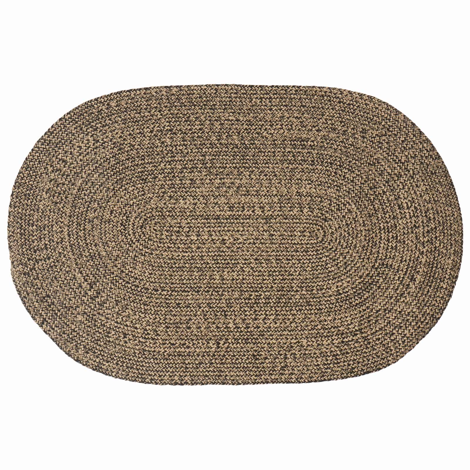 Vloerkleden Zwart 100 x 152 cm Jute