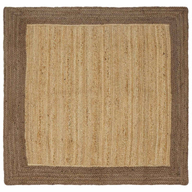 Vloerkleden Grijs 120 x 120 cm Jute