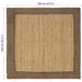 Vloerkleden Grijs 120 x 120 cm Jute