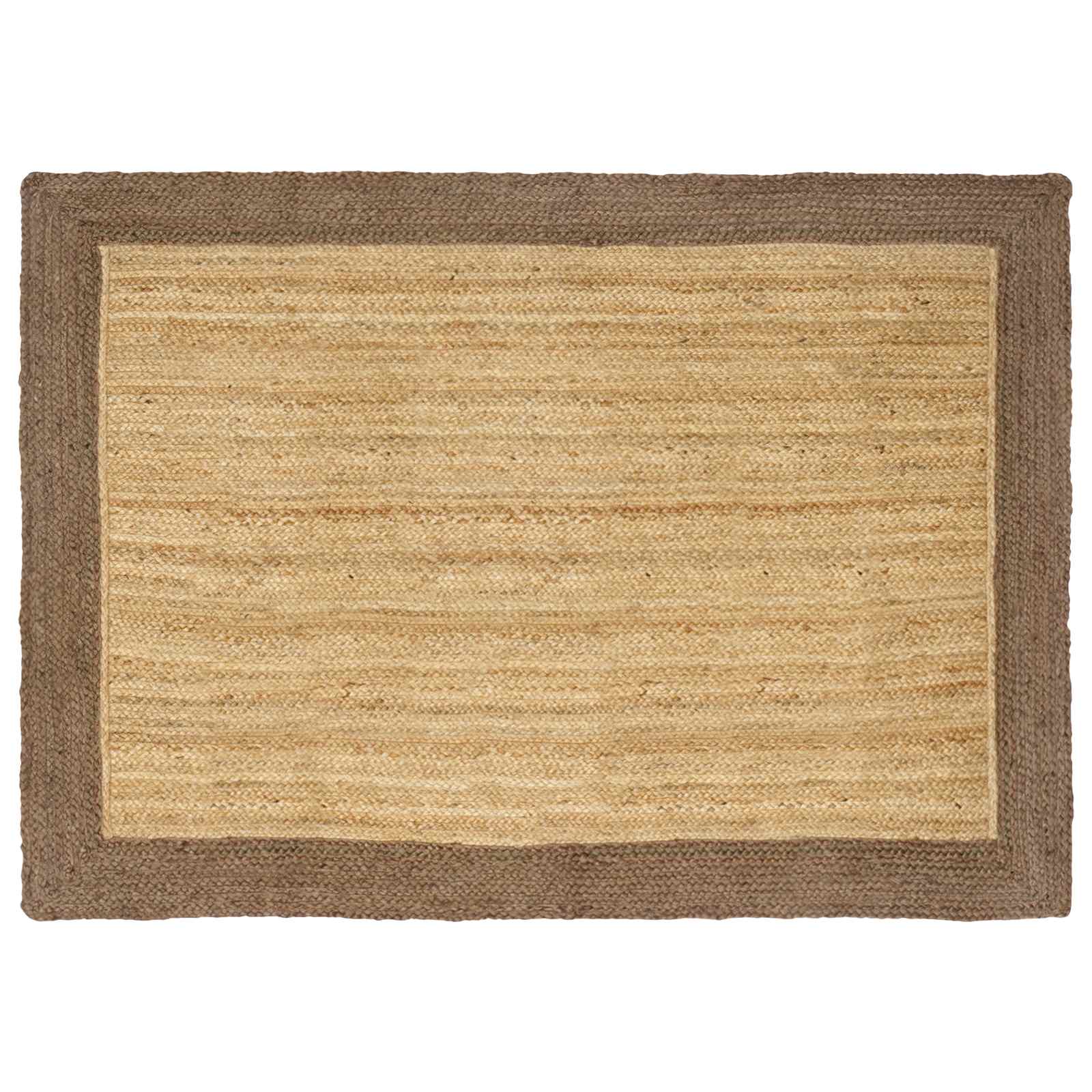 Vloerkleden Grijs 140 x 200 cm Jute
