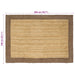 Vloerkleden Grijs 140 x 200 cm Jute