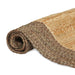 Gebied Tapijt Grijs 200 x 200 cm Jute