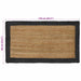 Vloerkleden Donkergrijs 60 x 110 cm Jute