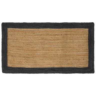 Vloerkleden Donkergrijs 80 x 150 cm Jute