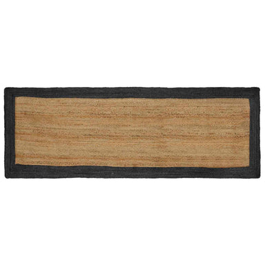 Vloerkleden Donkergrijs 80 x 200 cm Jute