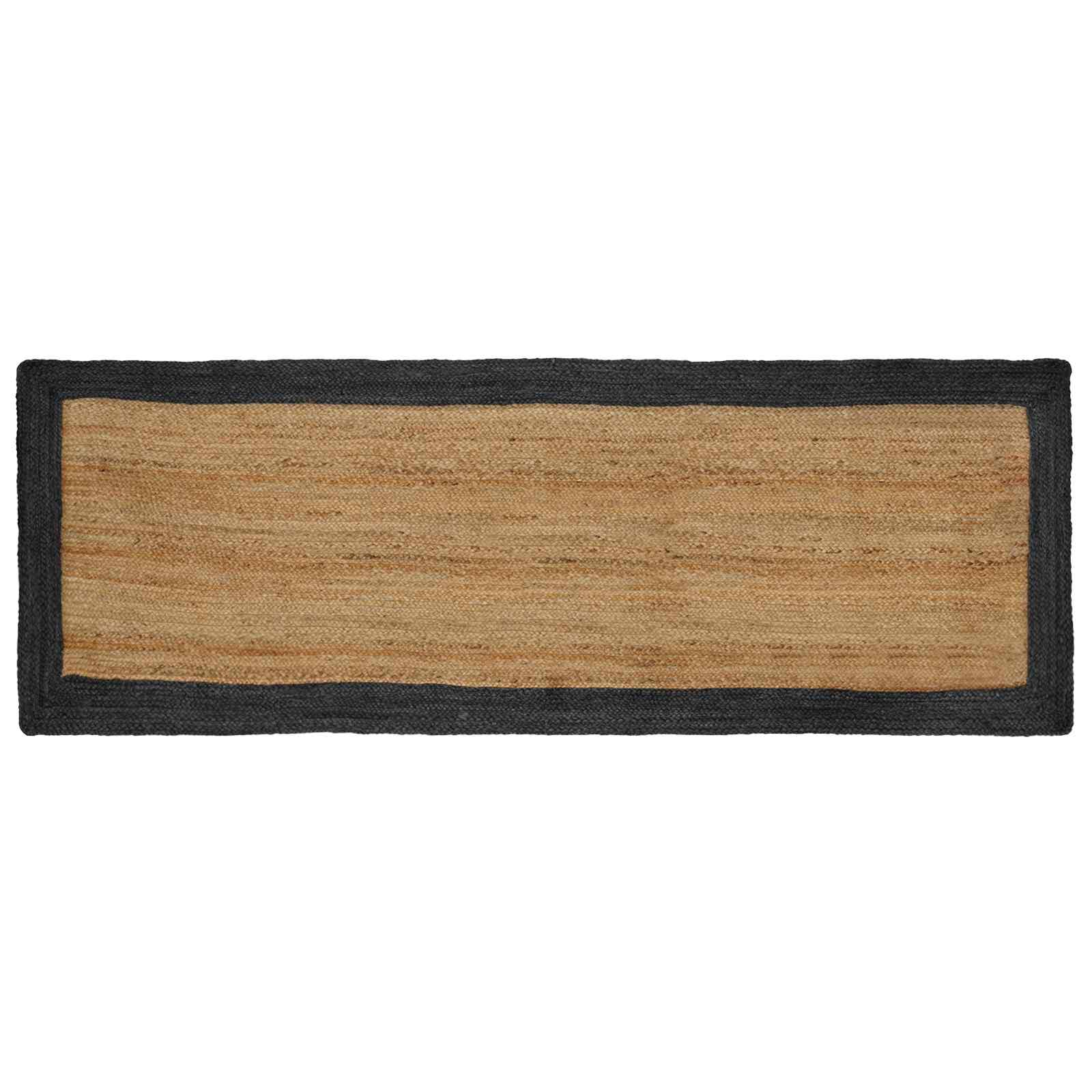 Vloerkleden Donkergrijs 80 x 300 cm Jute