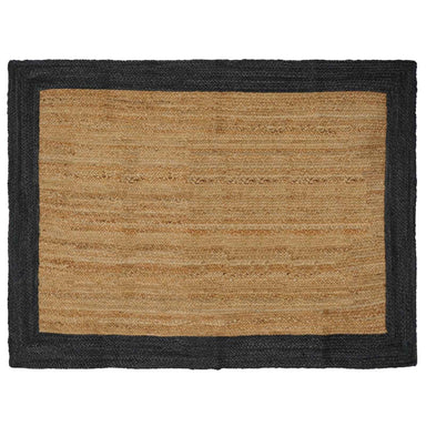 Vloerkleden Donkergrijs 140 x 200 cm Jute