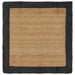 Vloerkleden Donkergrijs 160 x 160 cm Jute