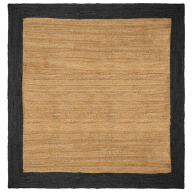 Vloerkleden Donkergrijs 240 x 240 cm Jute