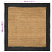 Vloerkleden Donkergrijs 300 x 300 cm Jute