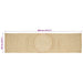 Vloerkleden Wit 60 x 400 cm Jute