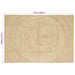 Vloerkleden Wit 120 x 170 cm Jute