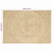 Vloerkleden Wit 140 x 200 cm Jute