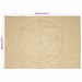 Vloerkleden Wit 200 x 290 cm Jute