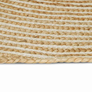 Vloerkleden Wit 240 x 240 cm Jute