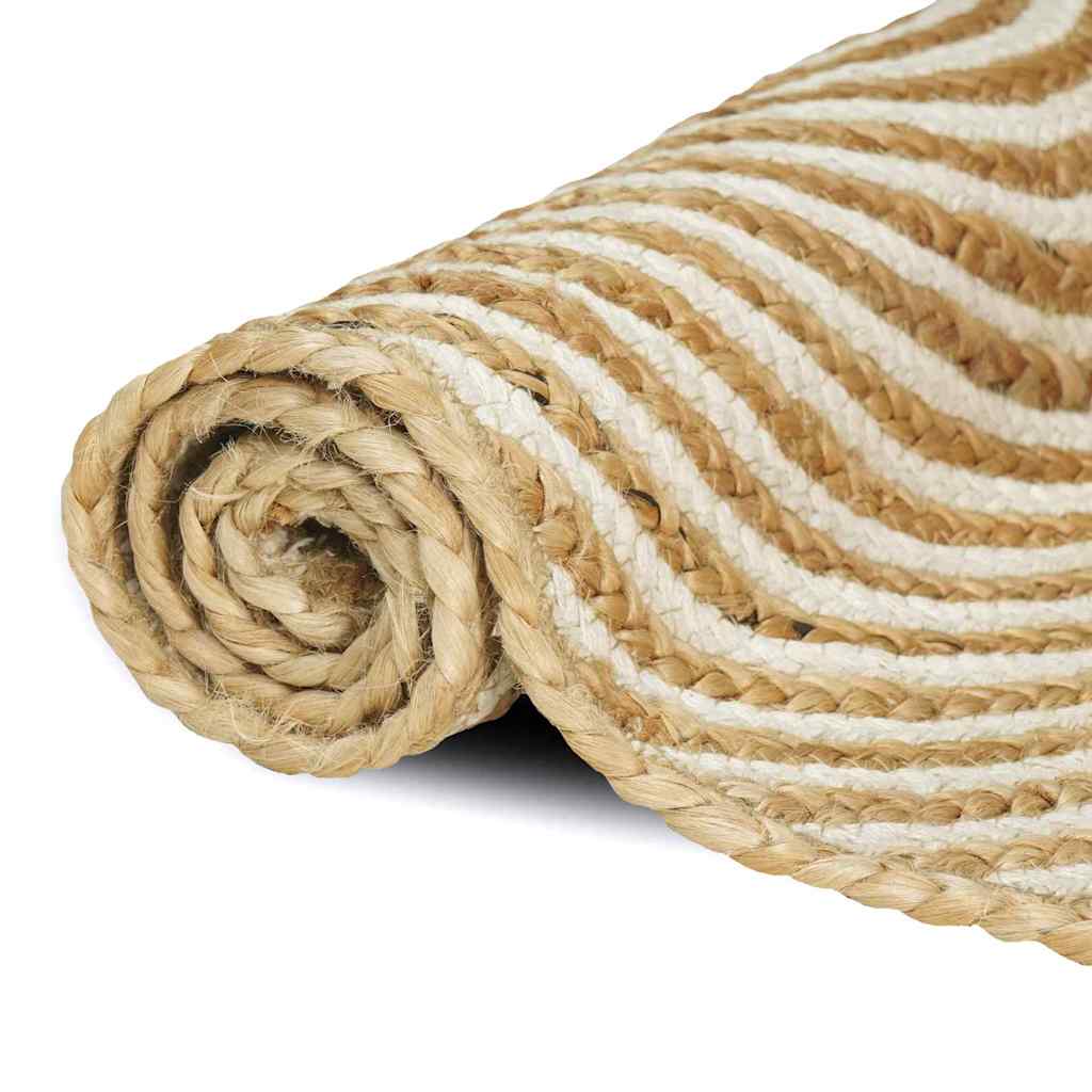 Vloerkleden Wit 240 x 340 cm Jute