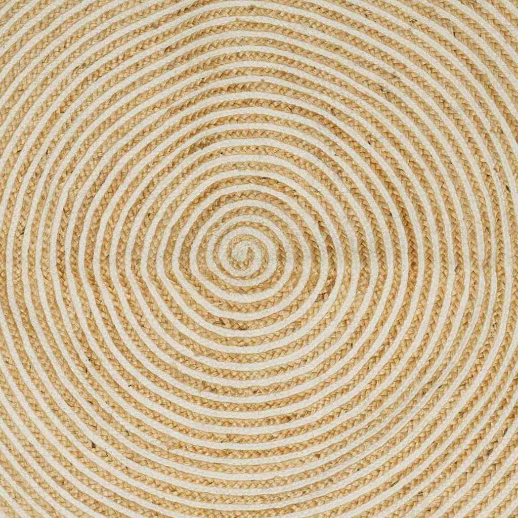 Vloerkleden Wit 240 x 340 cm Jute