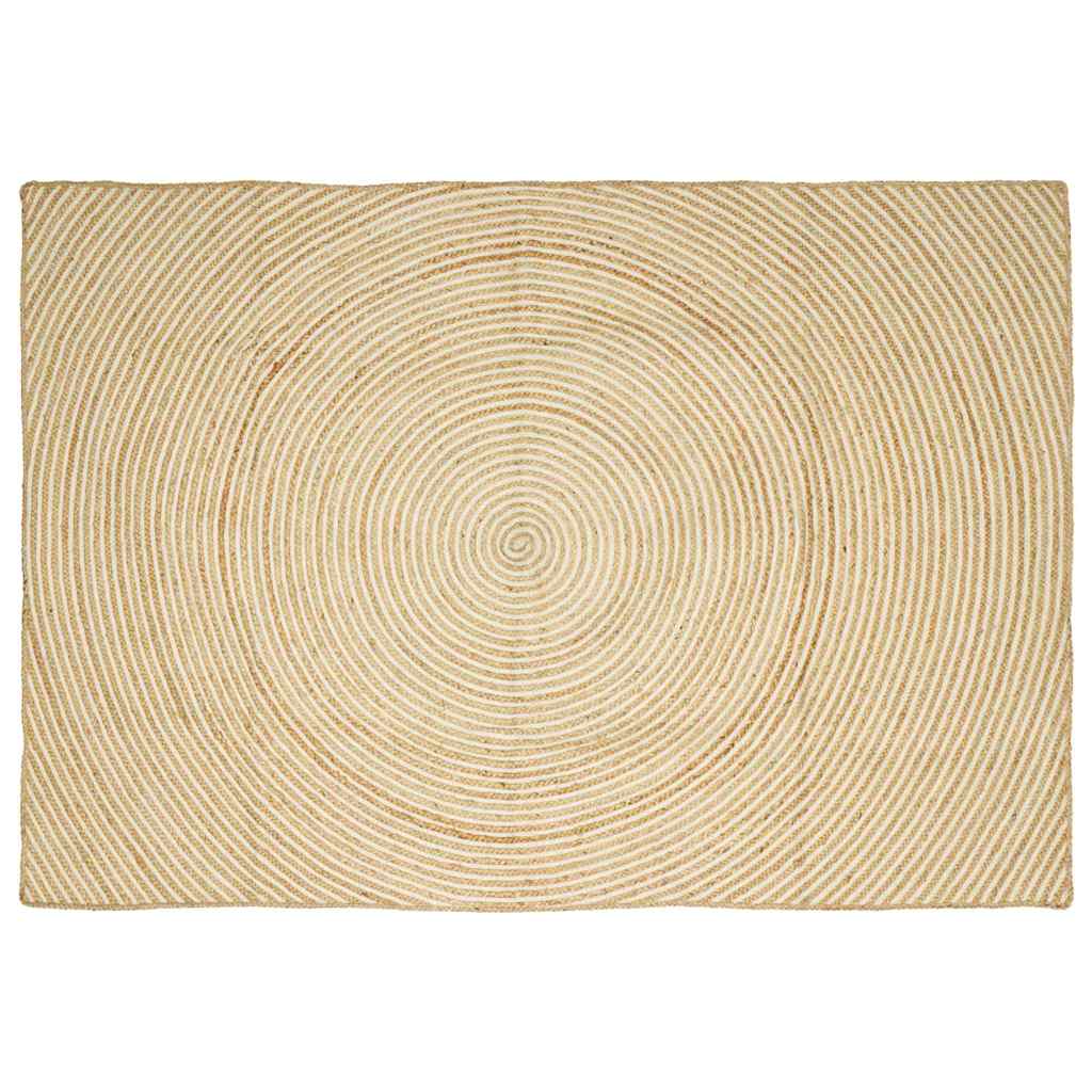 Vloerkleden Wit 240 x 340 cm Jute