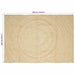 Vloerkleden Wit 240 x 340 cm Jute
