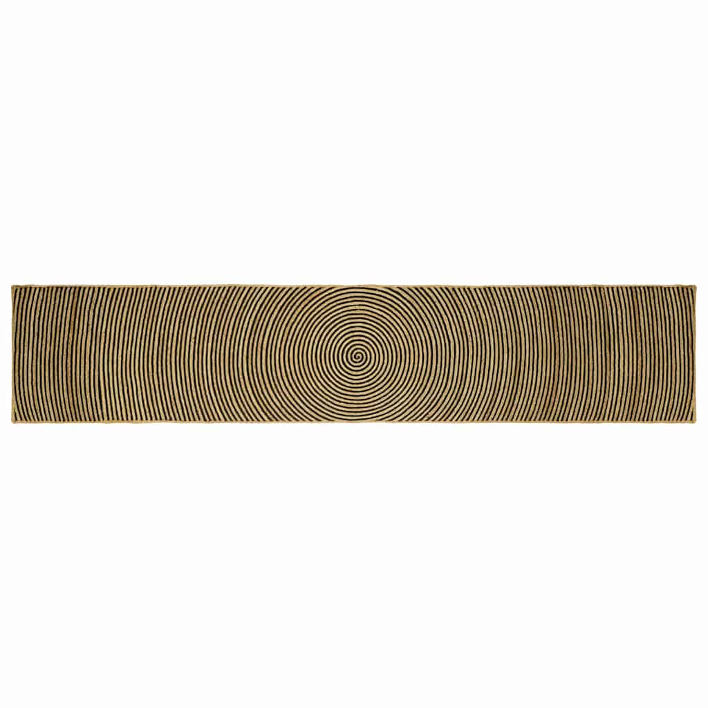 Vloerkleden Zwart 60 x 400 cm Jute