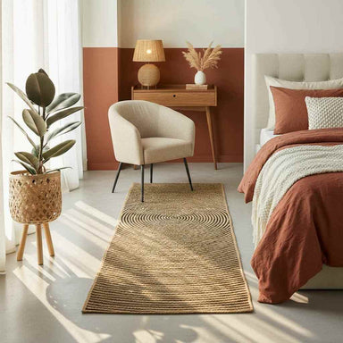 Vloerkleden Zwart 60 x 400 cm Jute