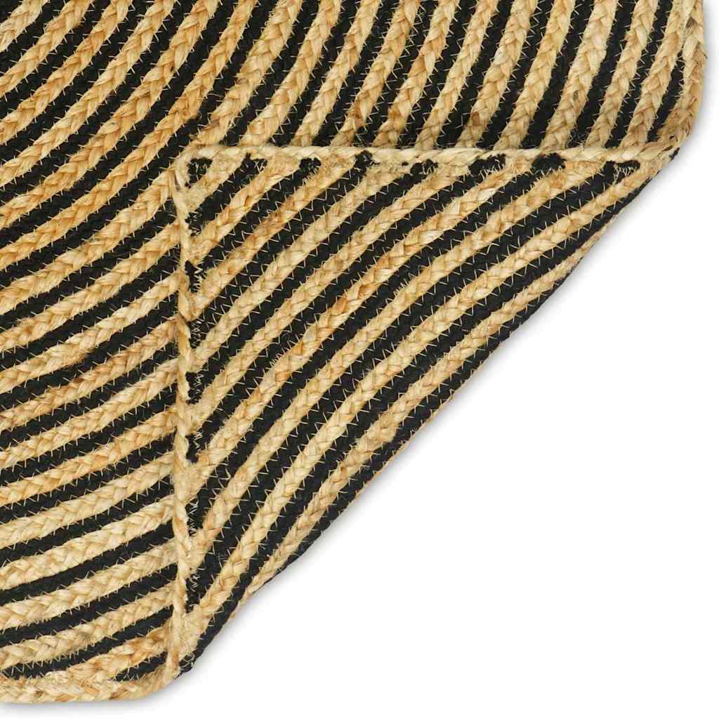 Vloerkleden Zwart 80 x 200 cm Jute