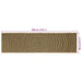 Vloerkleden Zwart 80 x 300 cm Jute