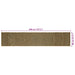 Vloerkleden Zwart 80 x 400 cm Jute