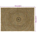 Vloerkleden Zwart 120 x 170 cm Jute
