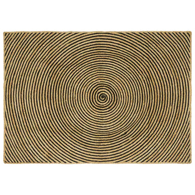 Vloerkleden Zwart 140 x 200 cm Jute