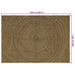 Vloerkleden Zwart 160 x 230 cm Jute