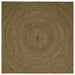 Vloerkleden Zwart 240 x 240 cm Jute