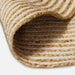 Gebied Tapijt Wit Ø 210 cm Jute