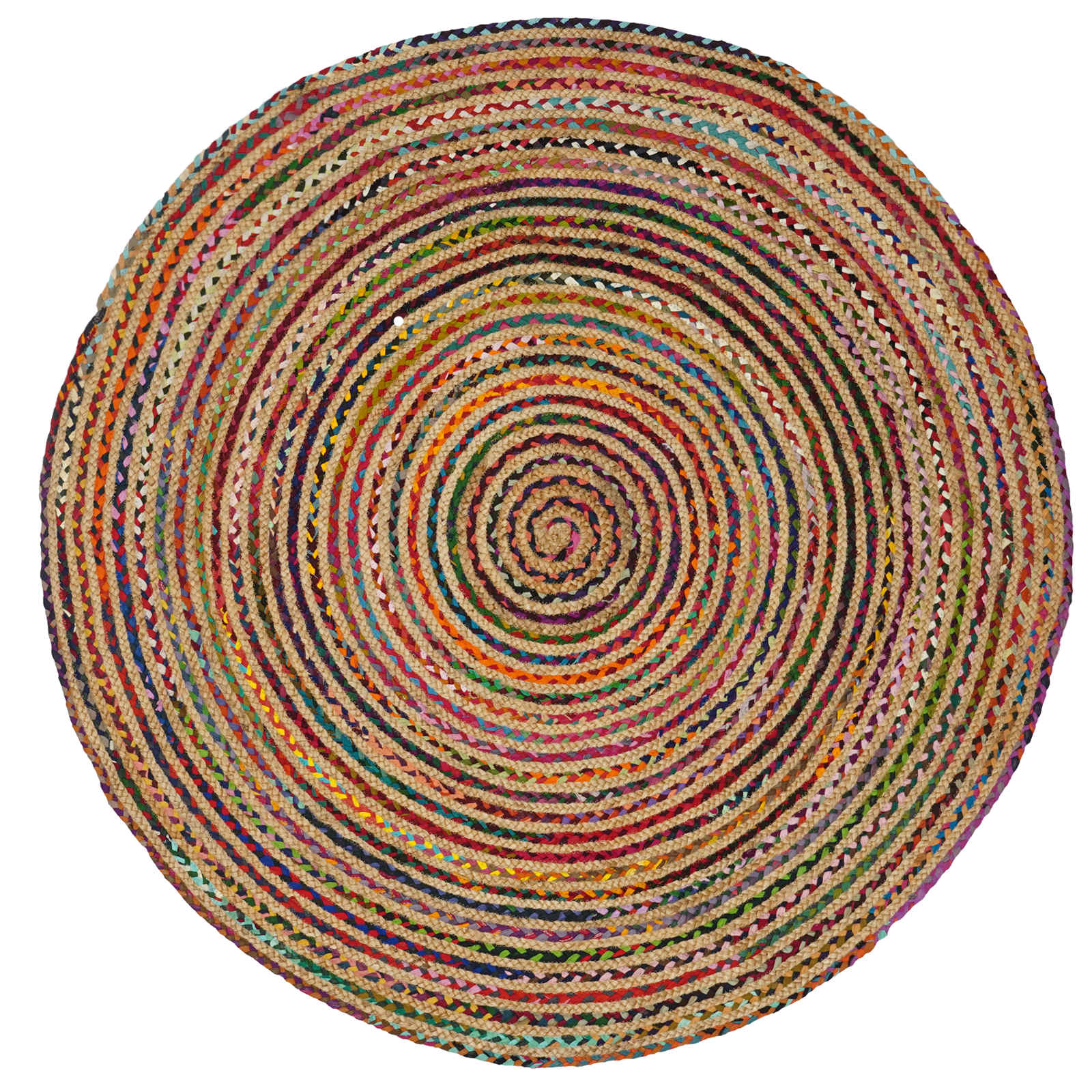 Gebied Tapijt Multikleur Ø 90 cm Jute