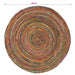 Gebied Tapijt Multikleur Ø 120 cm Jute