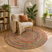 Gebied Tapijt Multikleur Ø 150 cm Jute