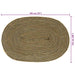 Vloerkleden Naturel en Zwart 122 x 183 cm Jute