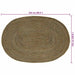 Vloerkleden Naturel en Zwart 152 x 245 cm Jute