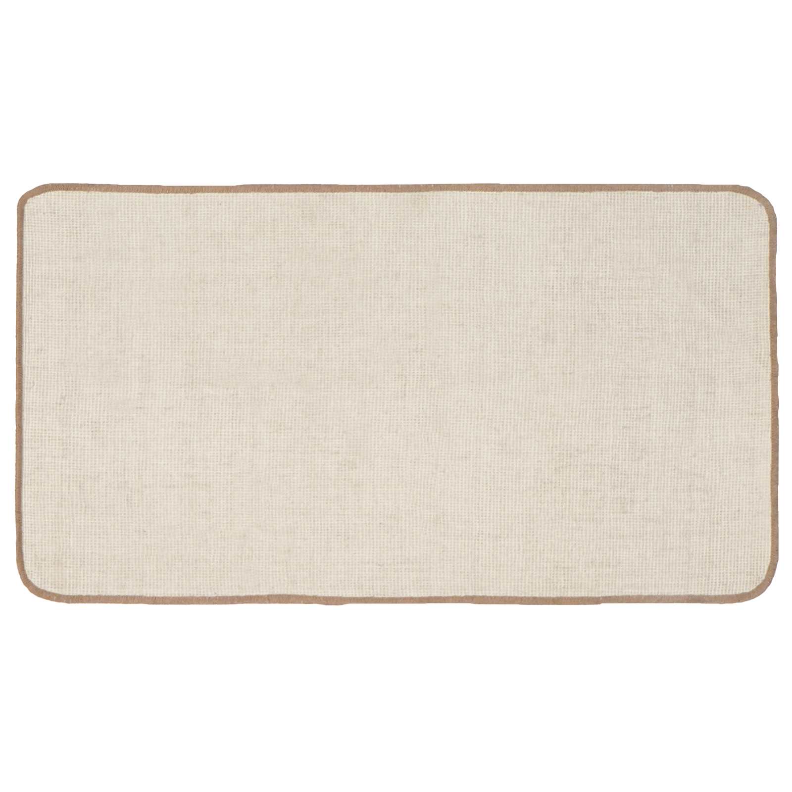 Gebied Tapijt Licht Bruin 60 x 110 cm Jute