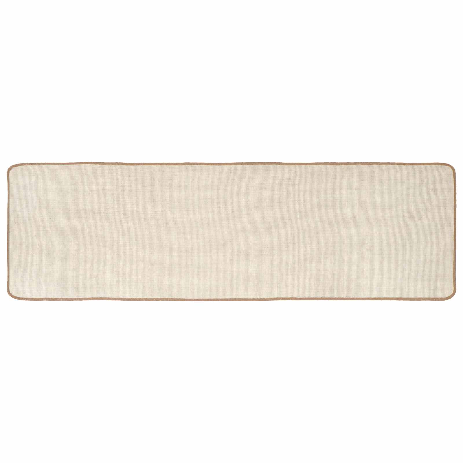 Gebied Tapijt Licht Bruin 60 x 200 cm Jute