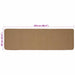 Gebied Tapijt Licht Bruin 60 x 250 cm Jute