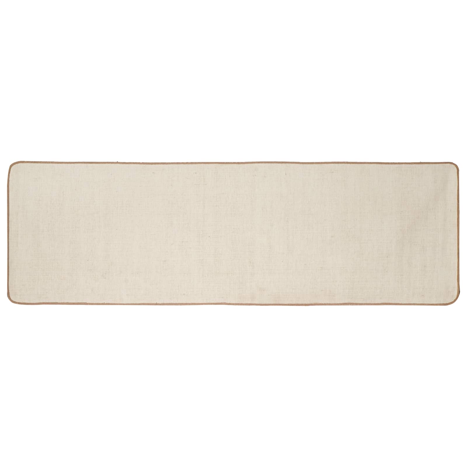 Gebied Tapijt Licht Bruin 80 x 300 cm Jute