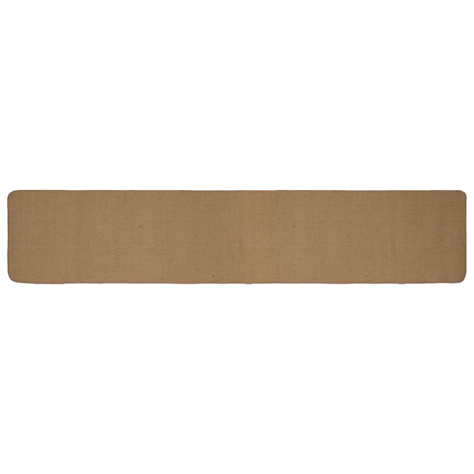 Gebied Tapijt Licht Bruin 80 x 400 cm Jute