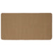 Gebied Tapijt Licht Bruin 100 x 200 cm Jute