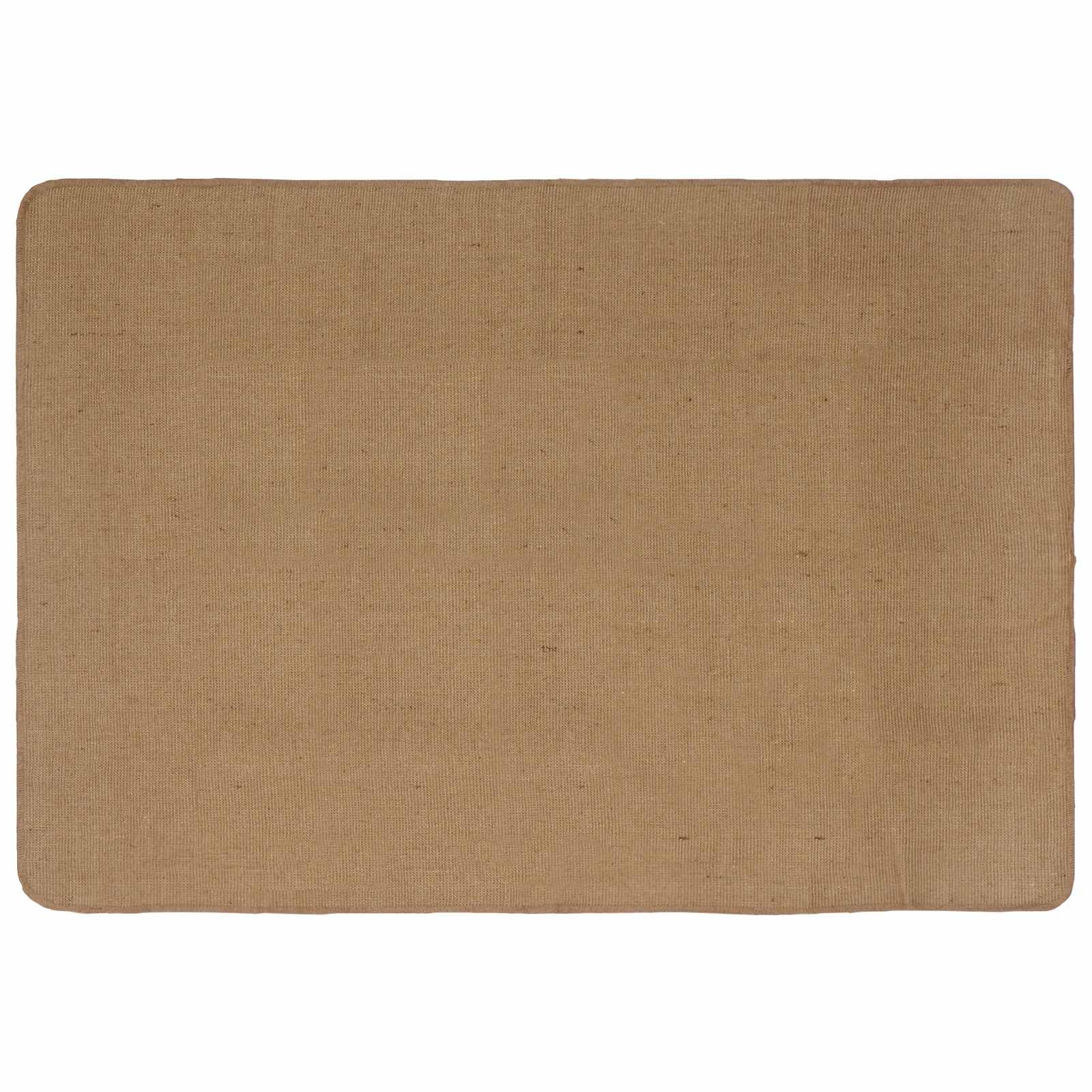 Gebied Tapijt Licht Bruin 120 x 170 cm Jute